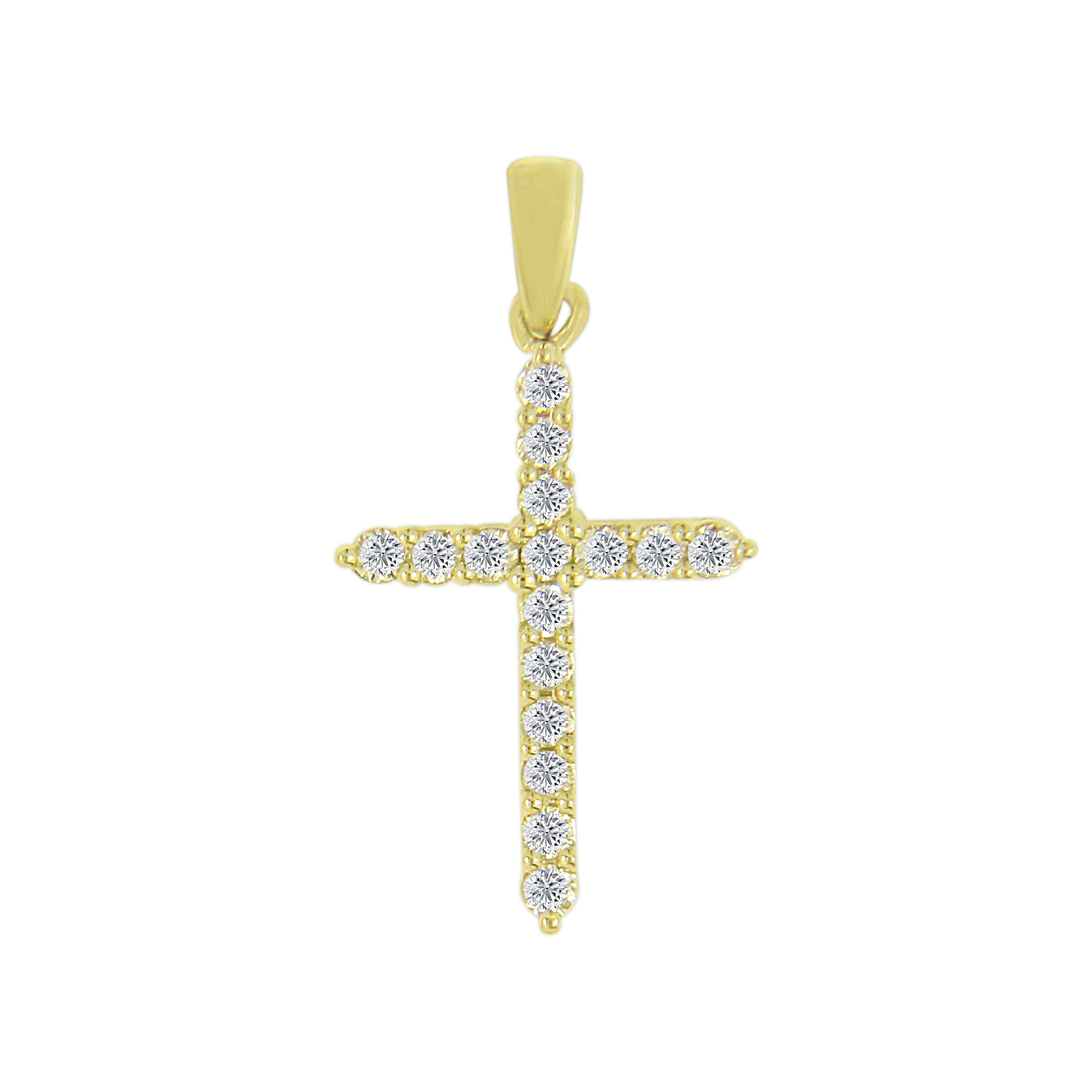 Cross Diamond Pendant PD30005A